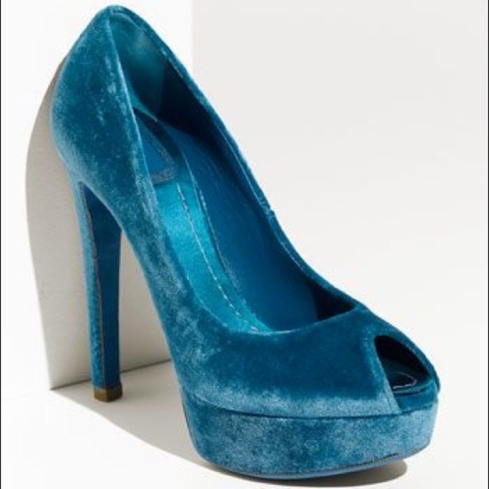 Christian Dior “Miss Dior” Velvet Platform Pump